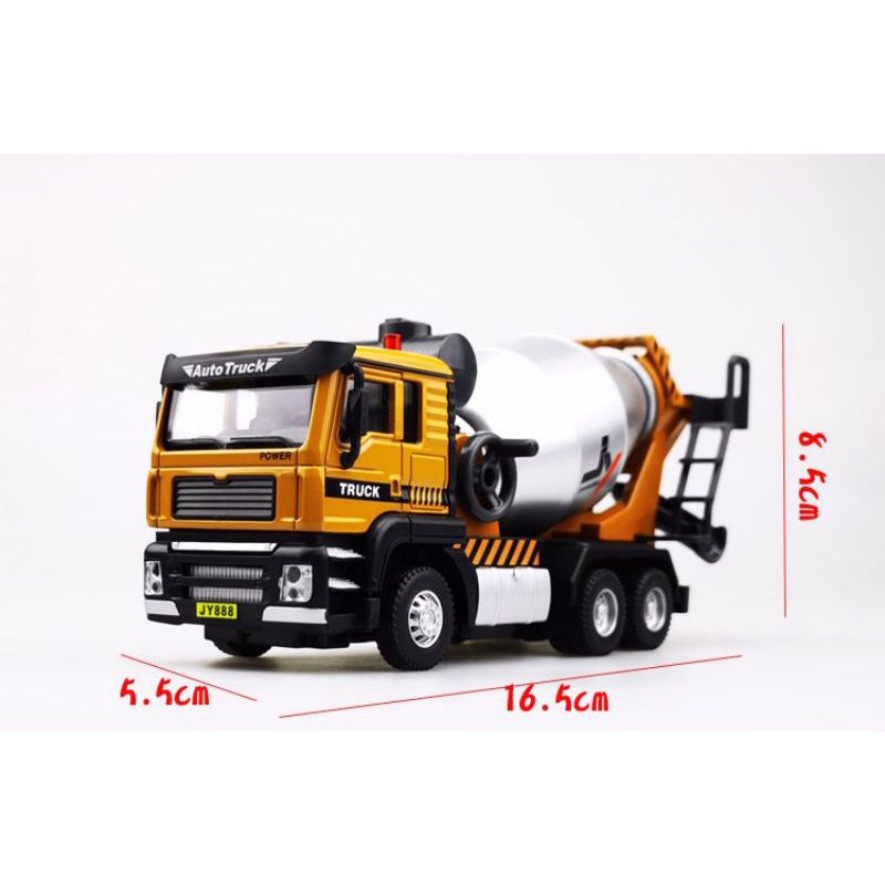 Bộ 5 mẫu xe công trình kim loại âm thanh đèn