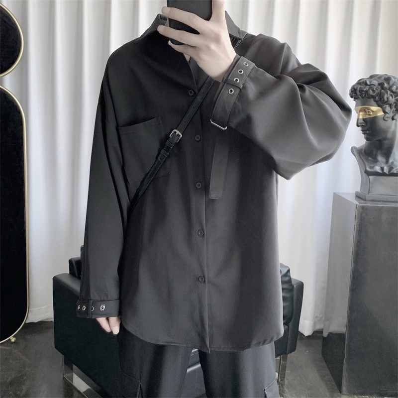 Áo Sơ Mi Nam Dài Tay Thời Trang Hàn Quốc Size M-2XL Áo Sơ Mi Nữ Form Rộng  Áo Sơ Mi Tay Dài Áo Sơ Mi Trắng Nữ áo Sơ Mi Basic áo Trắng Tay Dài