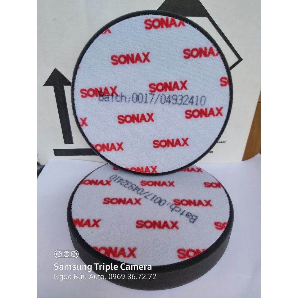 Sonax Grey Soft Polishing Pad 160 mm 493241 - Phớt đánh bóng bước 3 - 6in