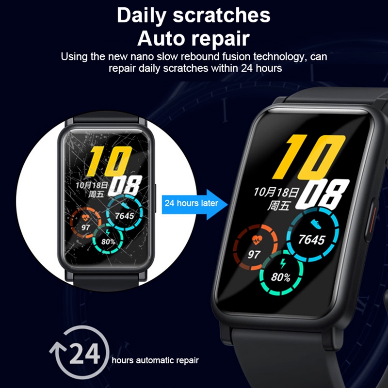Kính Cường Lực Toàn Màn Hình Chống Trầy Cho Huawei Watch Fit/For Honor ES