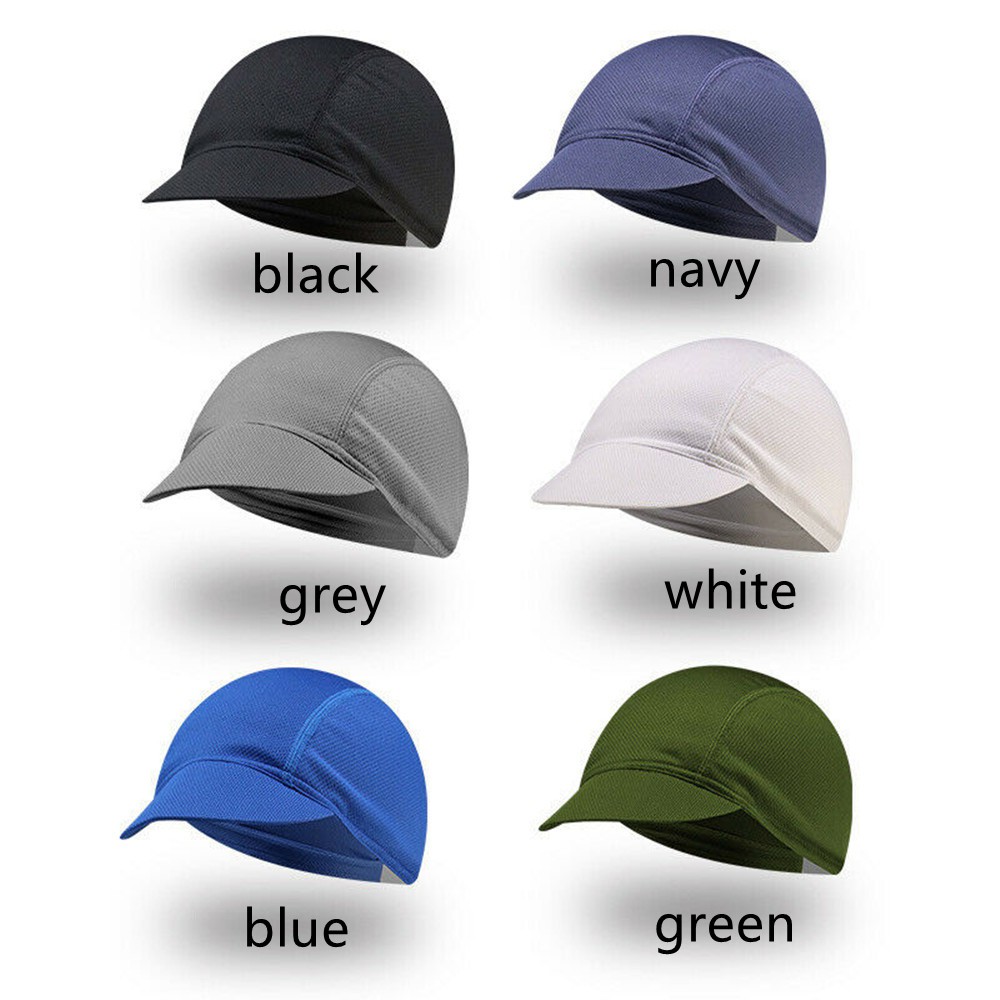 Mũ trùm đầu thoáng khí màu trơn co giãn thoáng khí chống bụi khi đi xe đạp