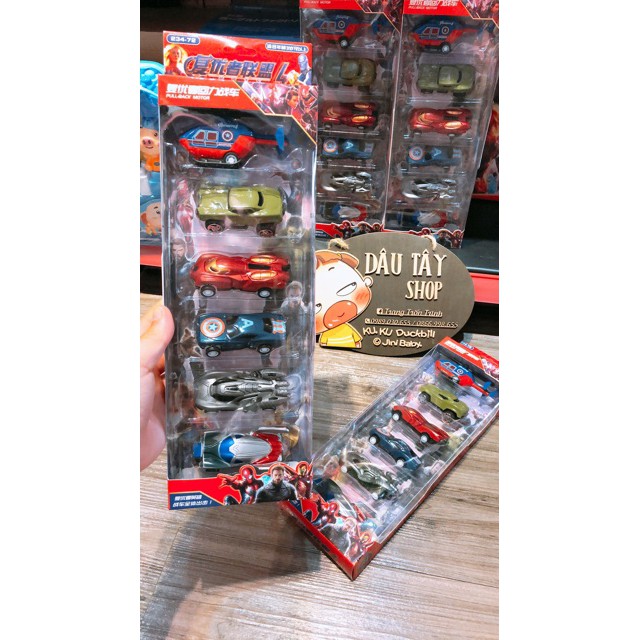 Bộ sưu tập 6 xe đua siêu anh hùng Avenger