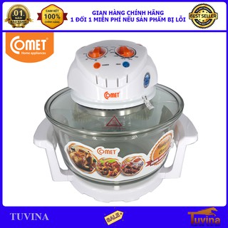 Lò nướng thủy tinh Comet CM8628 12L