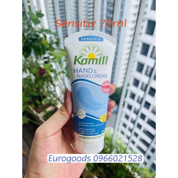 Kem dưỡng da tay và móng tay ⚡ CAO CẤP ⚡ Kem dưỡng tay Classic Kamill hand &amp; nail cream 75ml và 100ml - Đức đủ bill