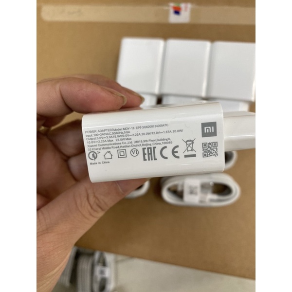 xạc xiaomi 22,5W zin chính hãng cty