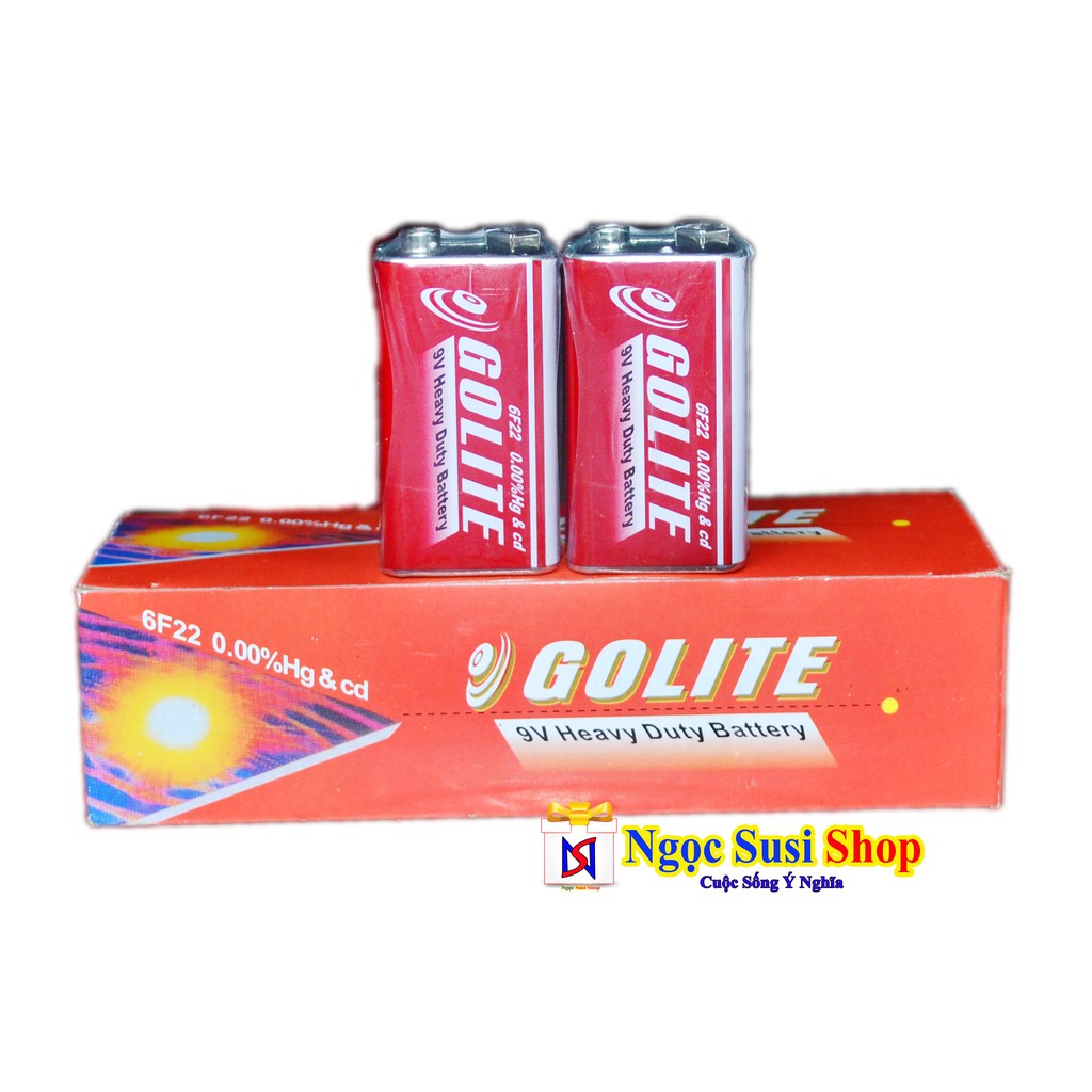 Combo 2 Cục Pin 9v GOLITE