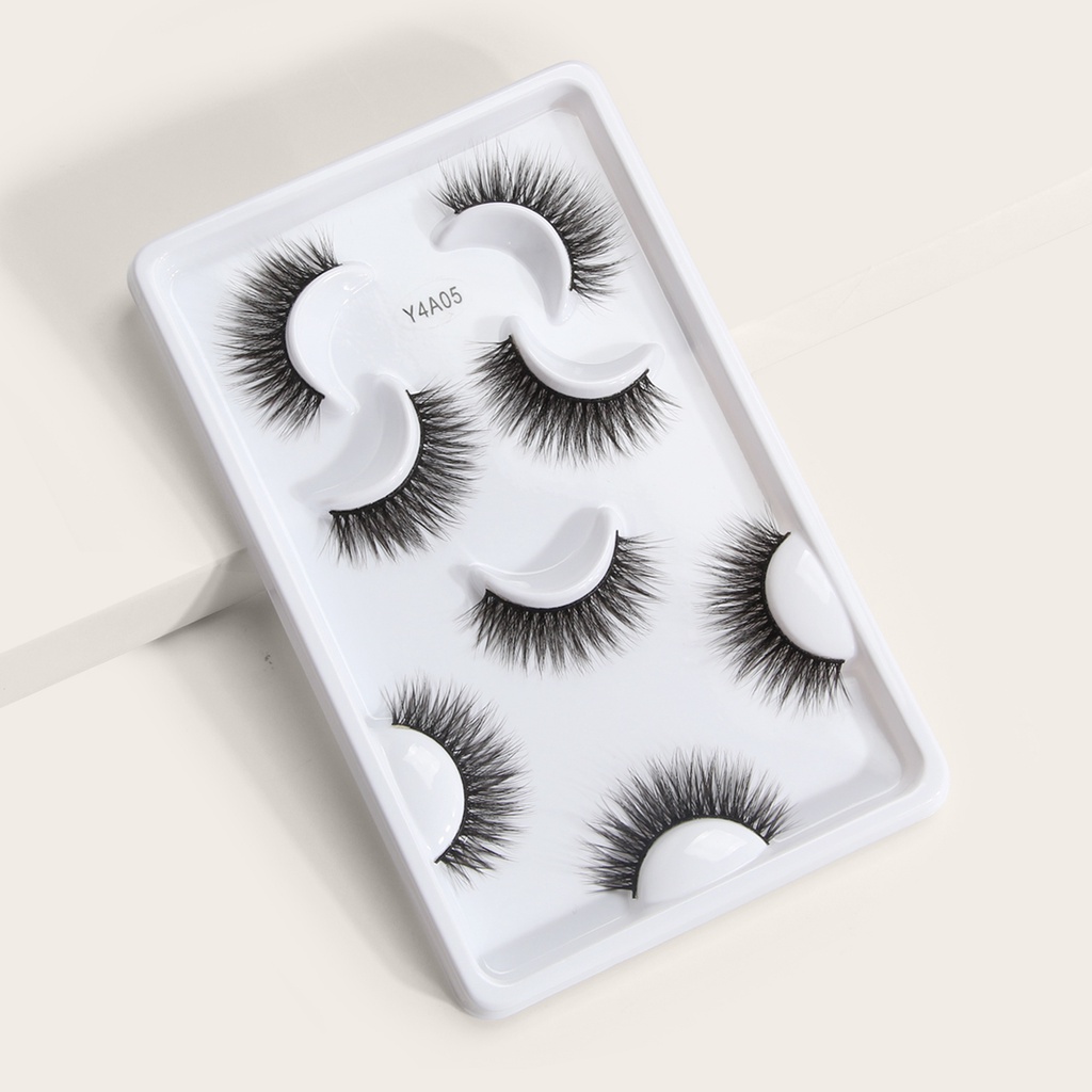 Set 4 cặp lông mi giả MAGEFY cong dày tự nhiên cao cấp