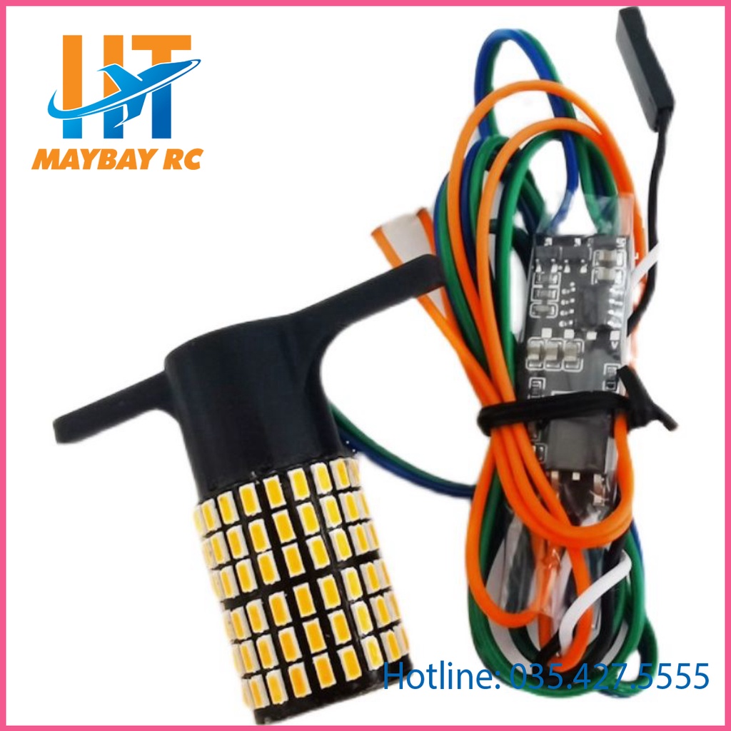 Bộ led giả lập ánh sáng động cơ phản lực cho máy bay điều khiển