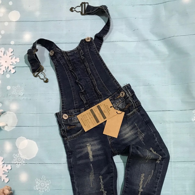 Yếm jean cao cấp bé gái