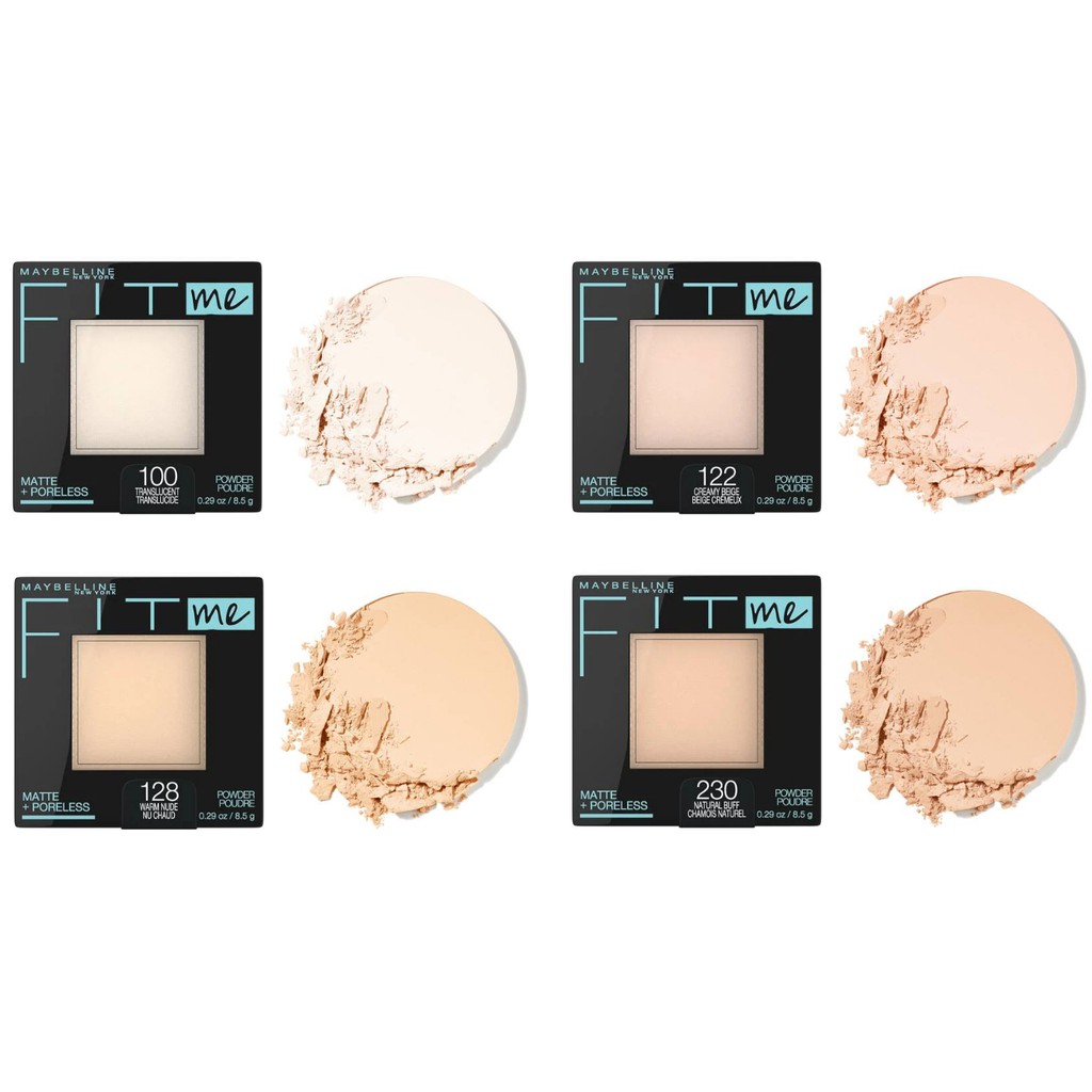 [HÀNG MỸ] Phấn Nền Maybelline Fit Me Matte &amp; Poreless Pact Kiềm Dầu