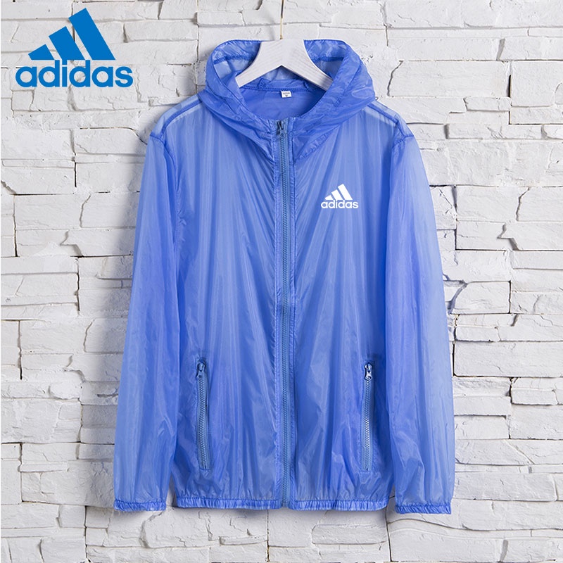 Áo Khoác Gió Adidas Siêu Nhẹ Chống Tia UV Chất Liệu Nhanh Khô Size M-3XL Thời Trang Cho Nam Và Nữ