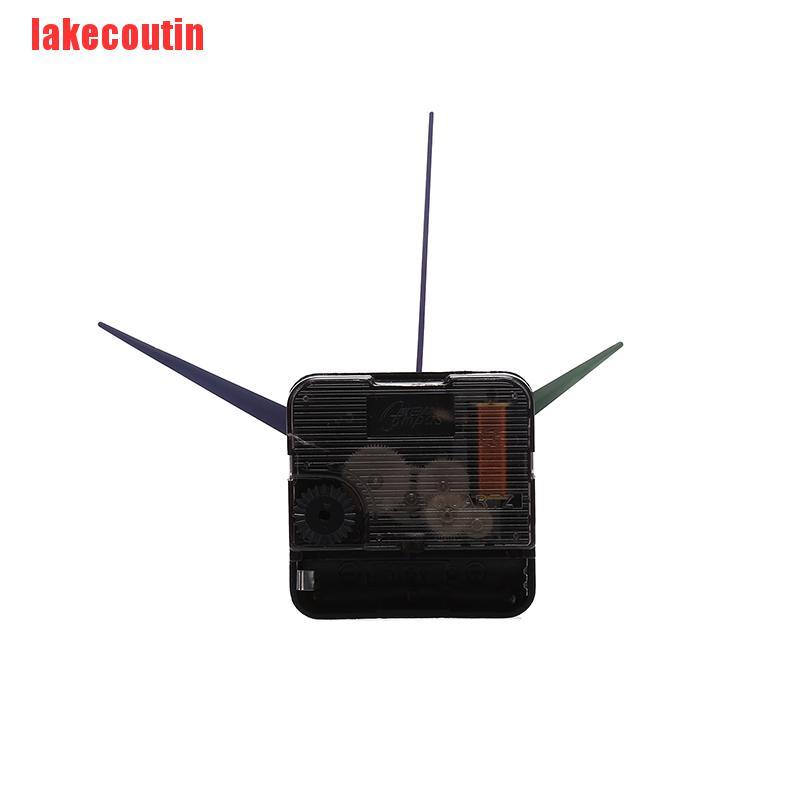 {lakecoutin}1pcs DIY Quartz Black Wall Clock Movement Mechanism Repair Parts Silent UQX