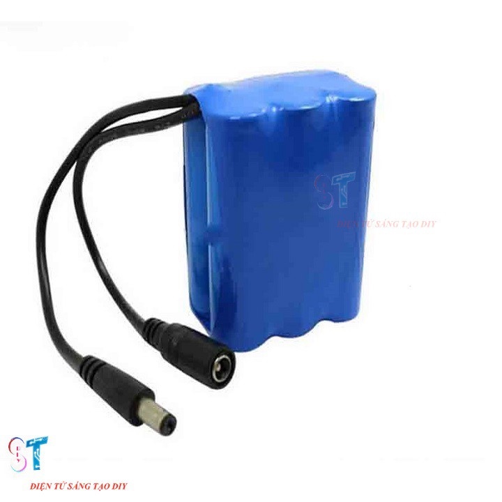 Pin Dự Phòng Cho Modem Wifi, Pin  Lithium 3S2P 18650 11.1V-12.6V 4800mah