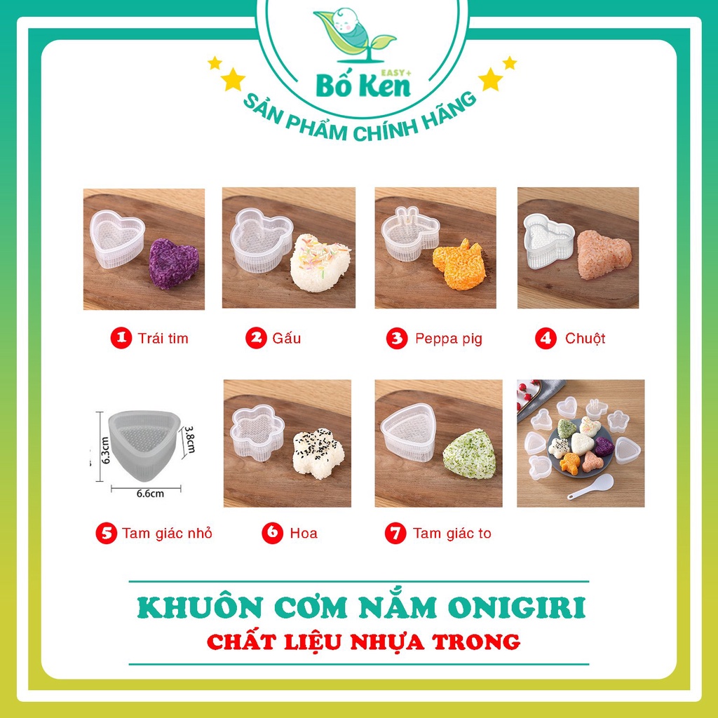 Các Khuôn Làm Bánh/cơm nắm/Đậu phu [Hàng Cao Cấp, Chịu Nhiệt Cao]