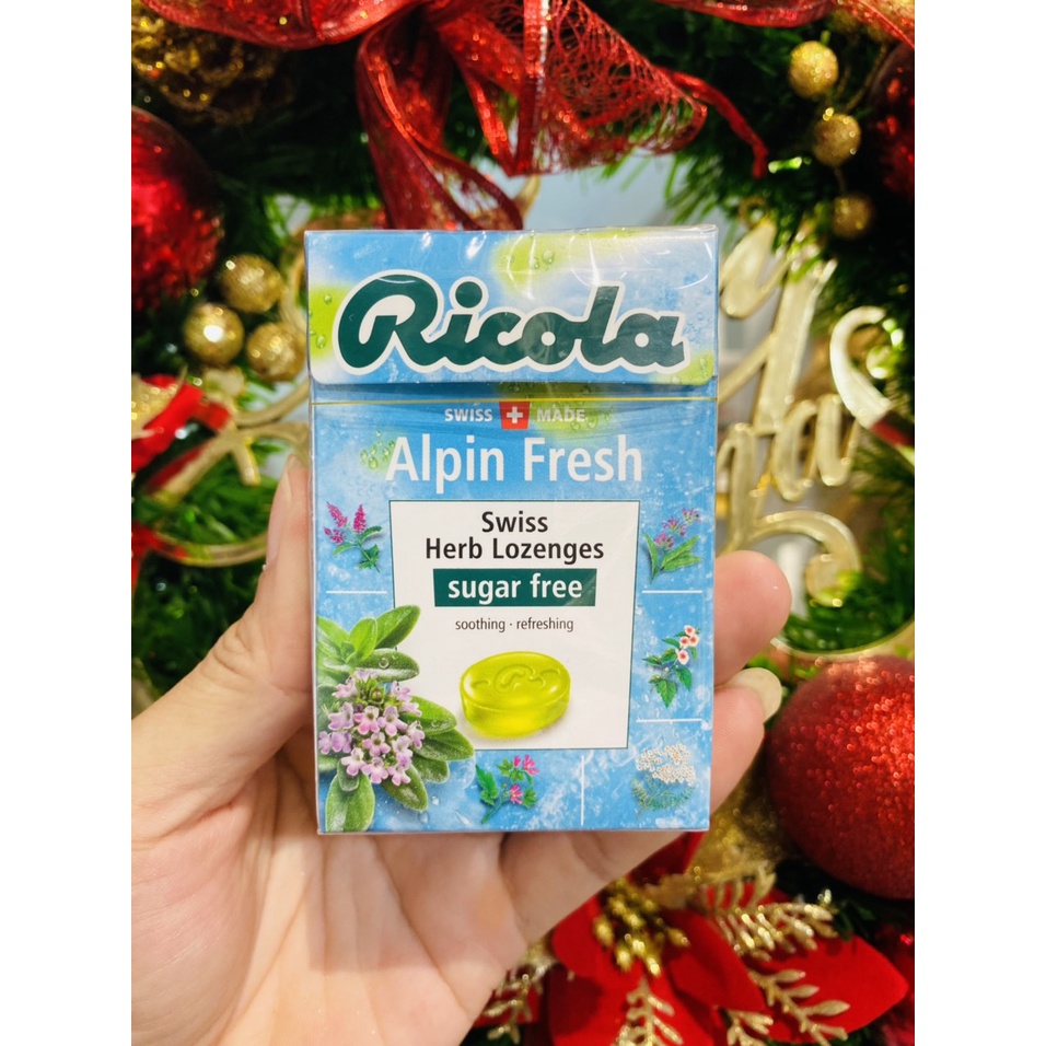 Kẹo thảo mộc ngậm ho Original các vị hiệu Ricola