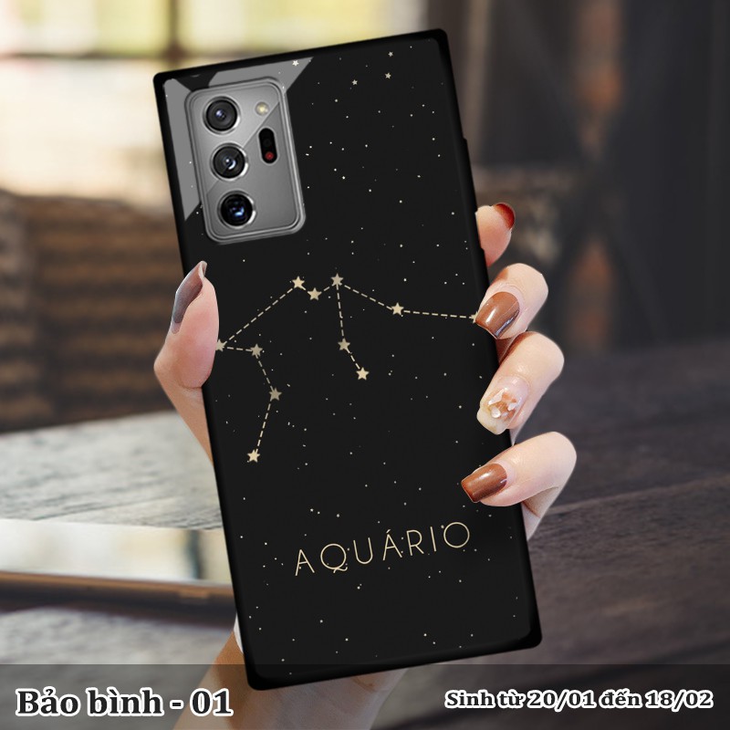 Ốp kính Samsung Note 20 Ultra in cung hoàng đạo