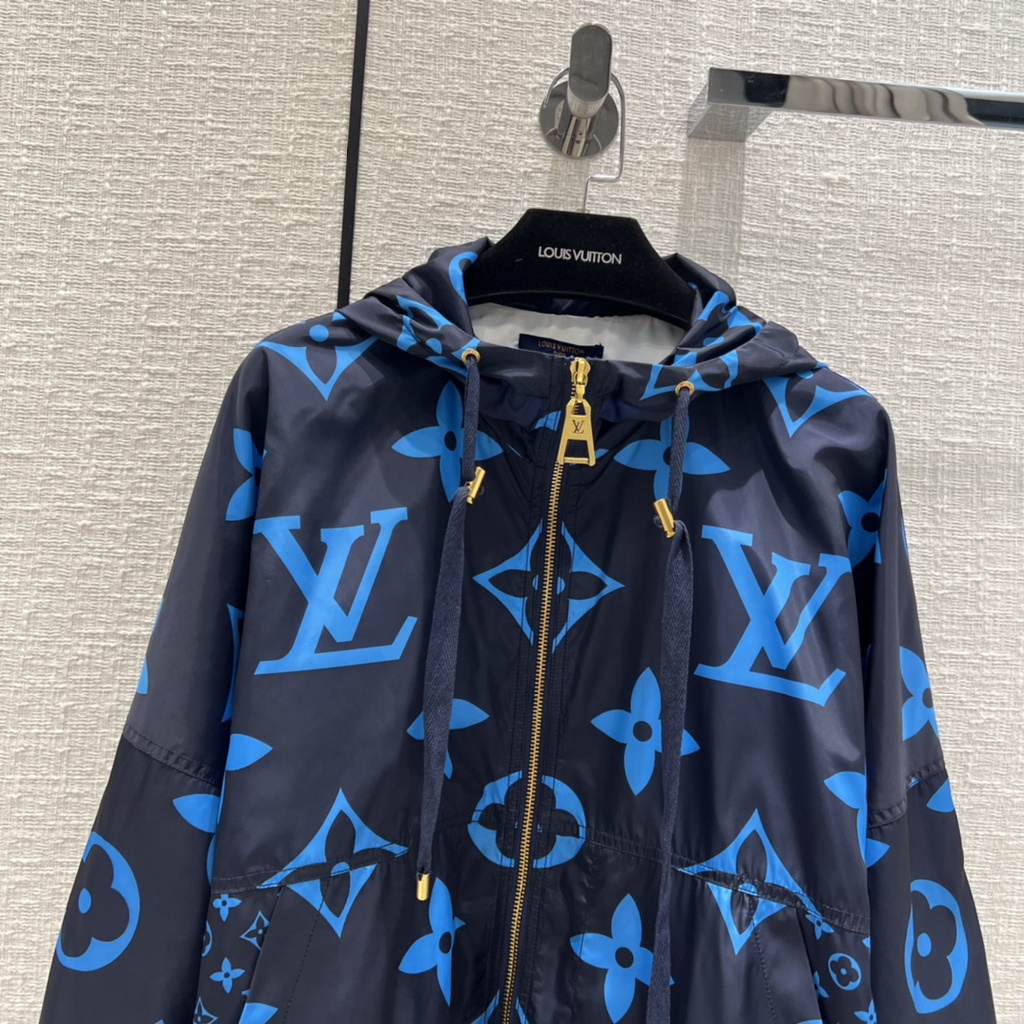 Áo khoác nữ thời trang cao cấp Louis Vuitton LV họa tiết Monogram