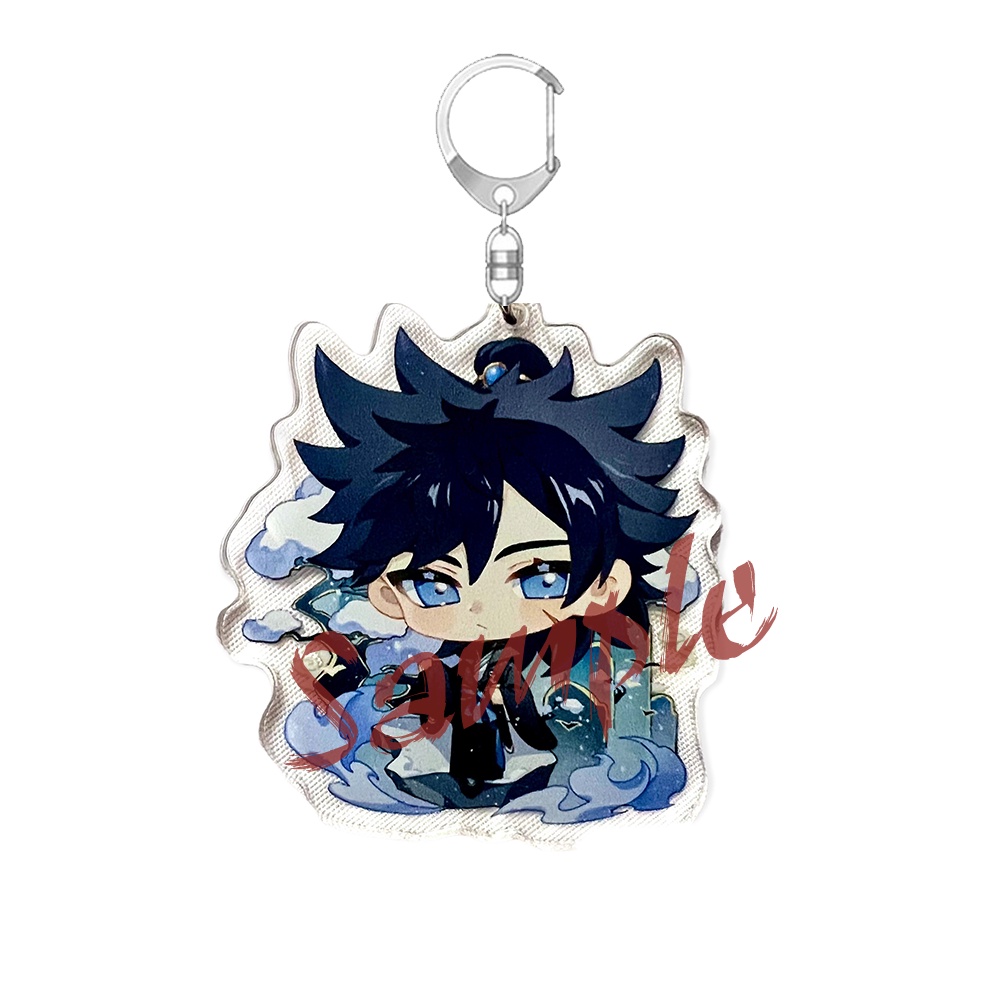 Móc khóa JUJUTSU KAISEN ver CỔ TRANG Chú Thuật Hồi Chiến anime chibi mica trong acrylic xinh xắn đáng yêu