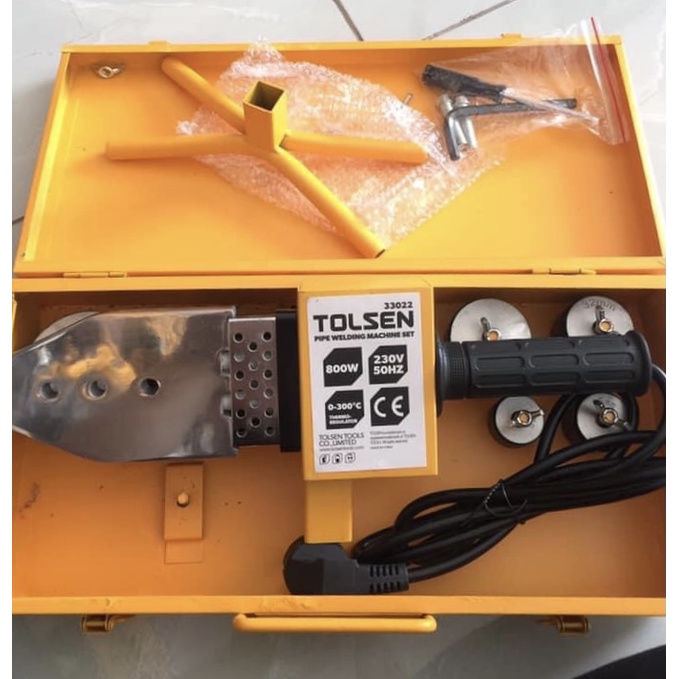 (Chính Hãng) -Máy Hàn ống nhựa 800W Tolsen 33022