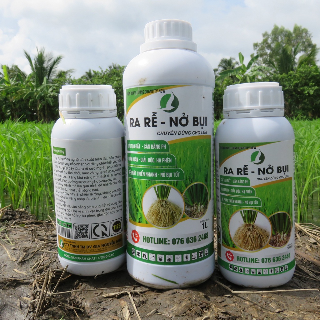RA RỄ NỞ BỤI CHUYÊN LÚA - CHAI 1 LÍT