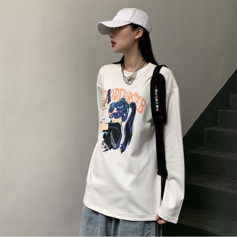 Áo thun tay dài form rộng NEKO.SG, Áo thun Streetwear SWT13
