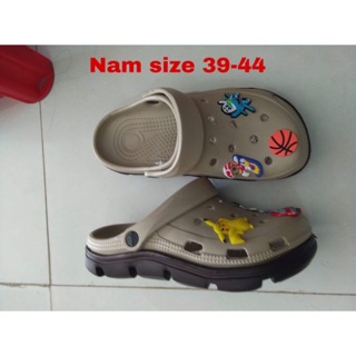 Dép sục nam nữ( kèm 6 sticker)