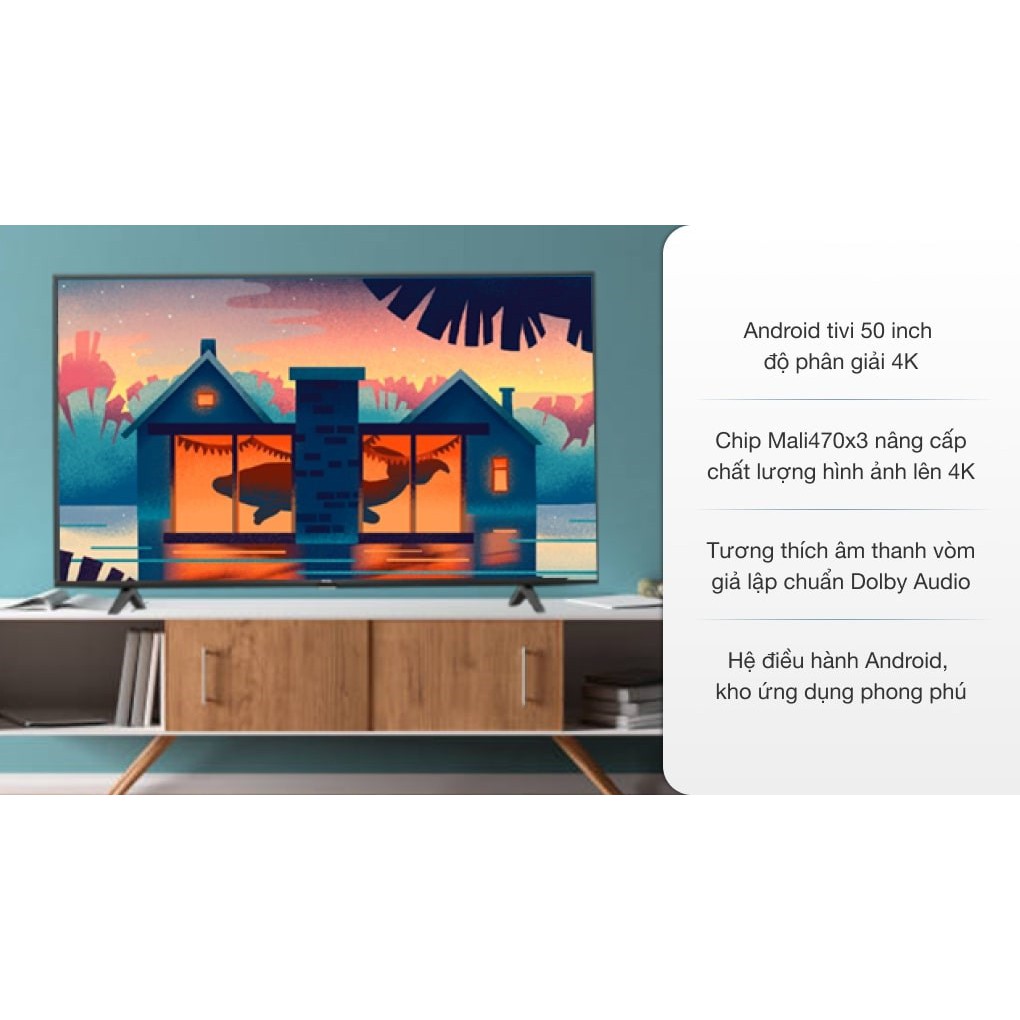 Android Tivi TCL 4K 50 inch 50P615-ĐIỆNMÁYTỒNKHO.COM