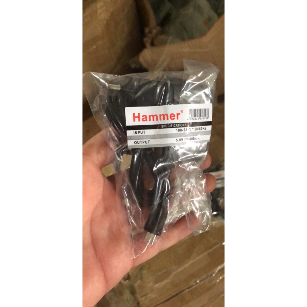 Cóc sạc Hammer kèm cáp đầu 8600 micro usb cho điện thoại android