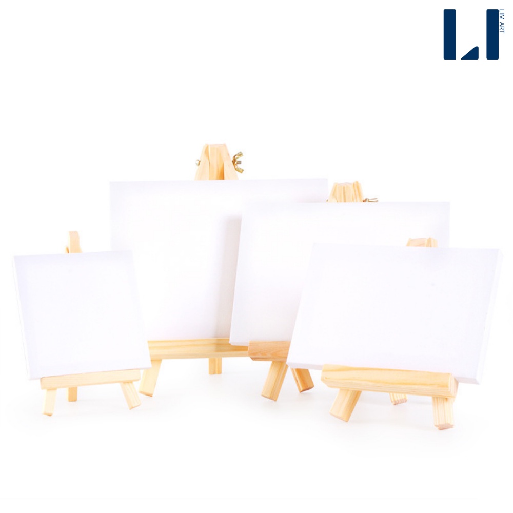 Toan vẽ canvas mini kèm giá vẽ. Canvas mini kèm giá đỡ LIM Art