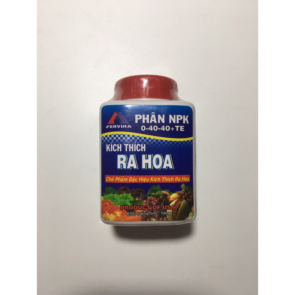 Chế phẩm đặc hiệu kích thích ra hoa 0-40-40+TE , hủ 100 gram