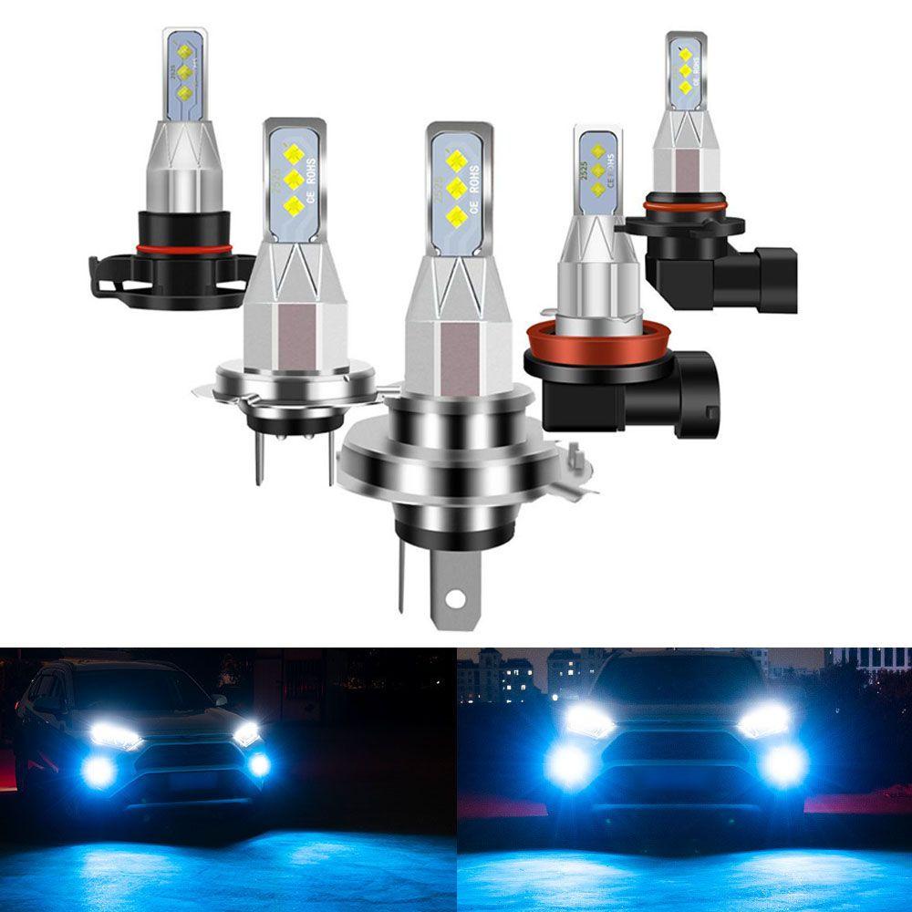 Set 2 Đèn Sương Mù 80W 2525 H4 H7 H8 H11 9005 9006 80W DRL Chuyên Dụng Cho Xe Hơi