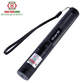 Đèn pin LASER 303 - FULL BOX- có sạc