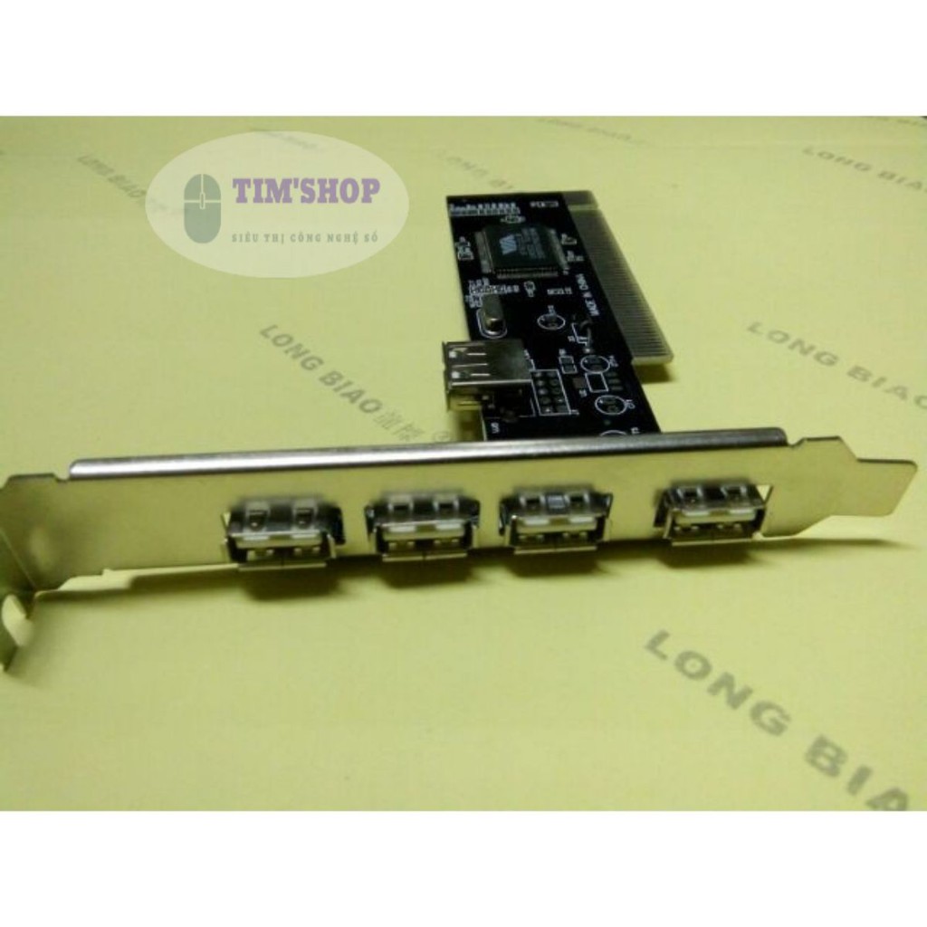 Card pci to 4port USB | card pci ra 4 cổng usb