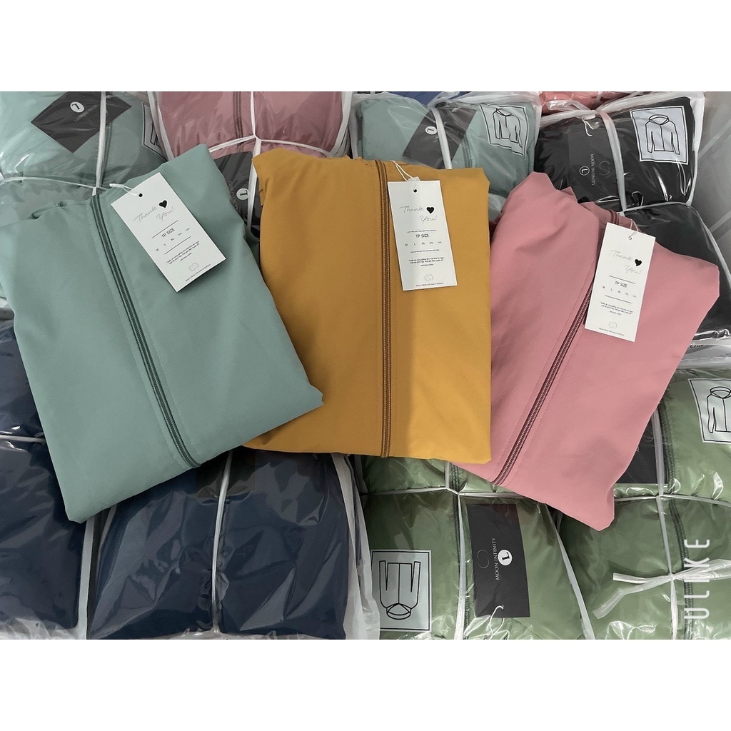 áo gió nữ 2 lớp vải tráng bạc chống nước cản gió chống bụi có mũ tháo rời cao cấp hàng đẹp A260 SUTANO