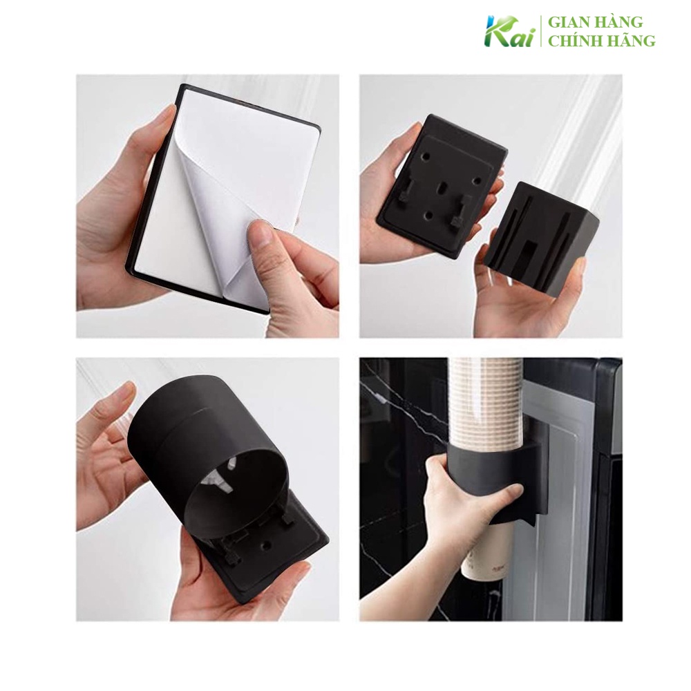 Giá Đỡ Ly Giấy Dùng Một Lần, Gắn Tường, Chống Bụi, thân thiện với môi trường, tiện dụng và bền