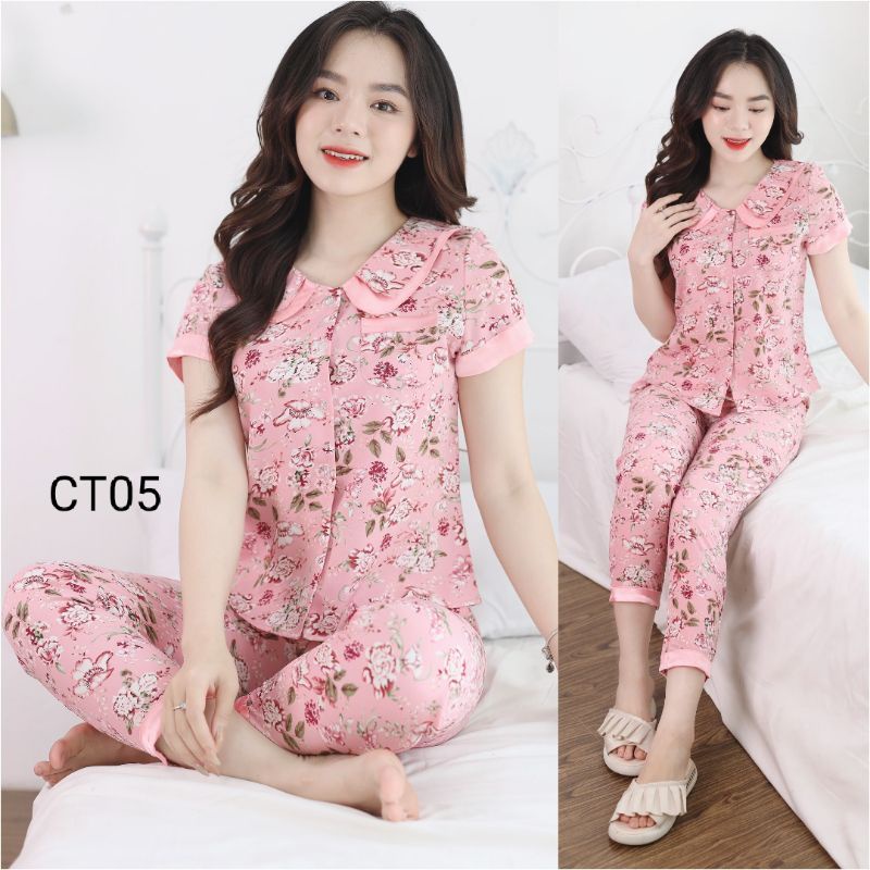 (6màu) sét bộ nữ cổ nhún xinh