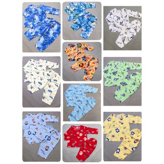 (7-40kg) Bộ dài vải tole lanh loại 1 hoạt hình cho bé trai