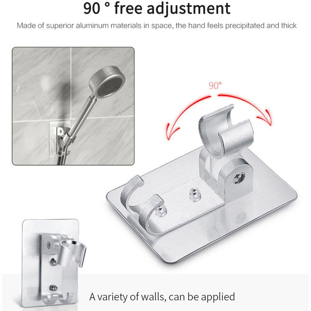 EUTUS Giá Đỡ Vòi Hoa Sen Bằng Nhôm 90 Tiện Dụng° Giá Đỡ Đầu Vòi Hoa Sen Nhà Bếp Điều Chỉnh Được Không Cần