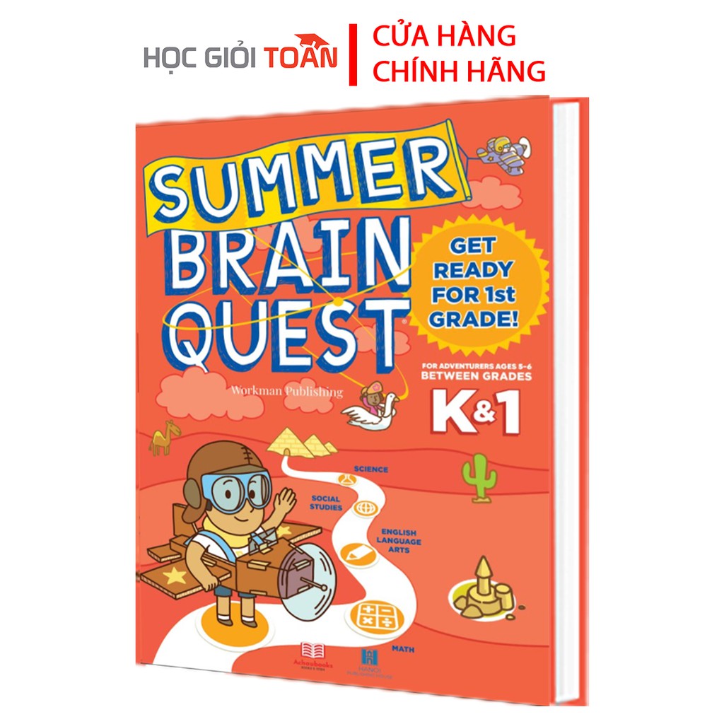 Sách Summer BrainQuest - Chuẩn bị vào lớp 1 ( dành cho bé từ 5 - 6 tuổi )