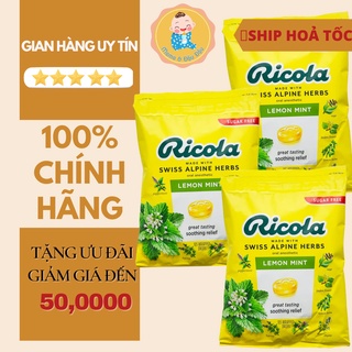 [CHÍNH HÃNG][MỸ] KẸO THẢO MỘC KẸO NGẬM HO RICOLA GIÚP DỊU C.Ơ.N H.O, Đ.A.U R.Á.T C.Ổ H.Ọ.N.G