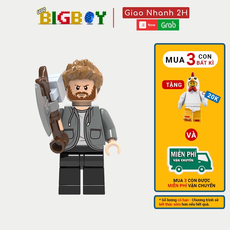 lego minifigures marvel 1265 thor búa to