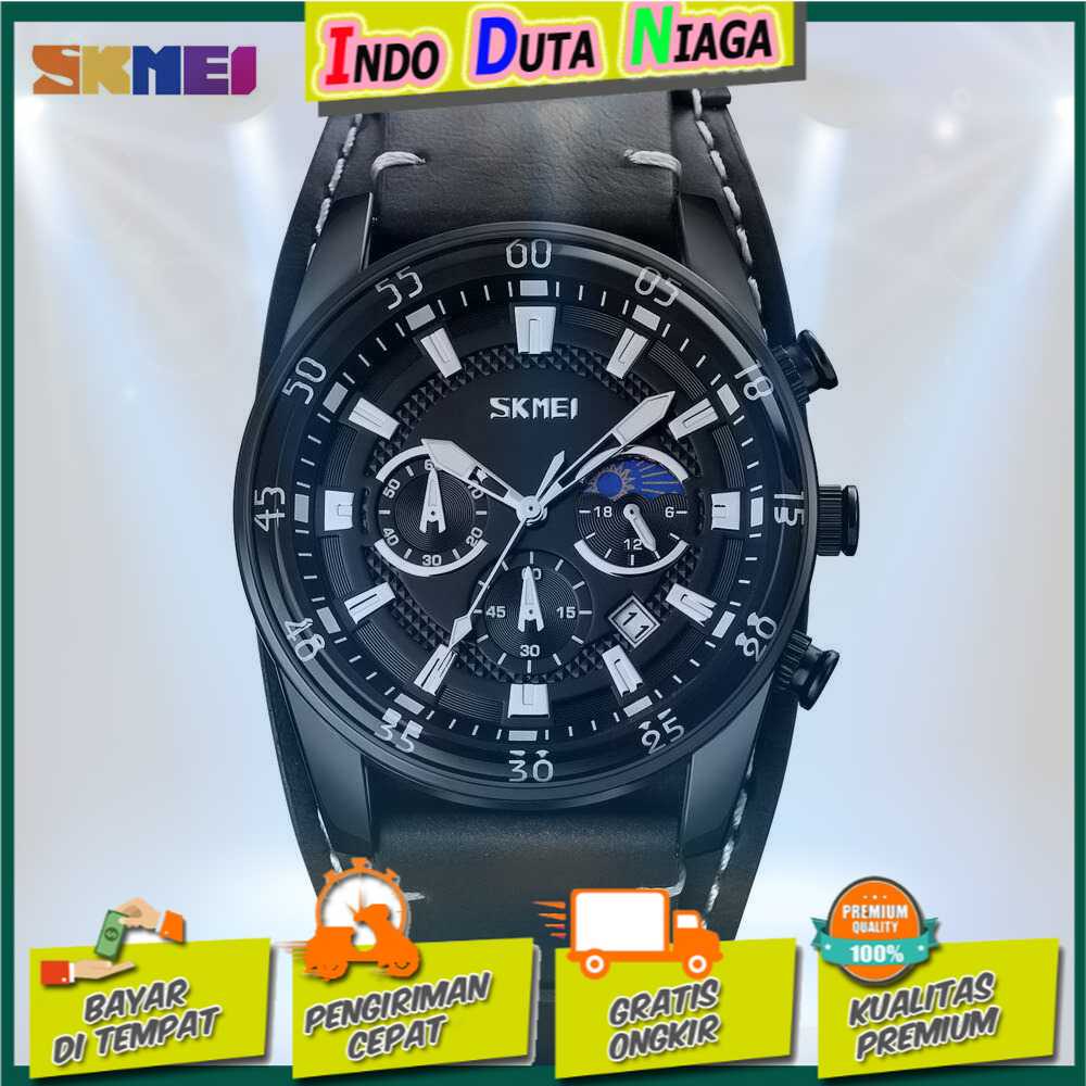 Đồng Hồ Analog Máy Quartz Dây Da Idn SKMEI - 9249