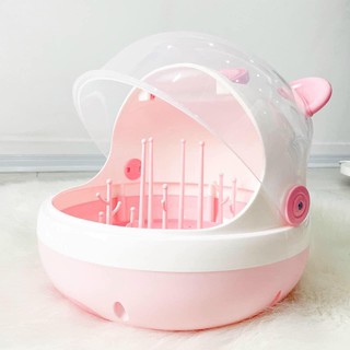 Giá úp bình sữa có nắp - Hình tròn