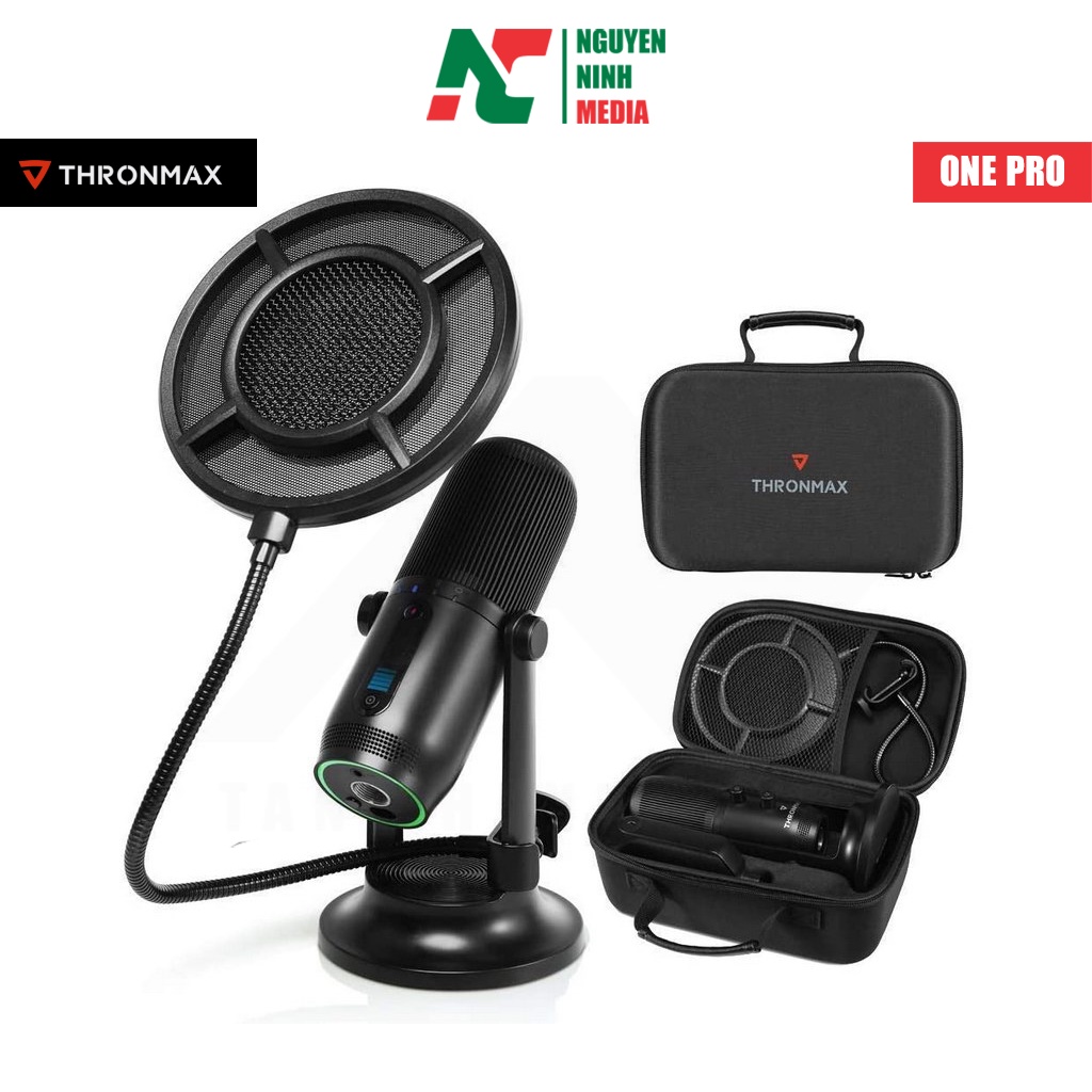 Microphone Thronmax MDrill One Pro Slate Gray - Hàng Chính Hãng