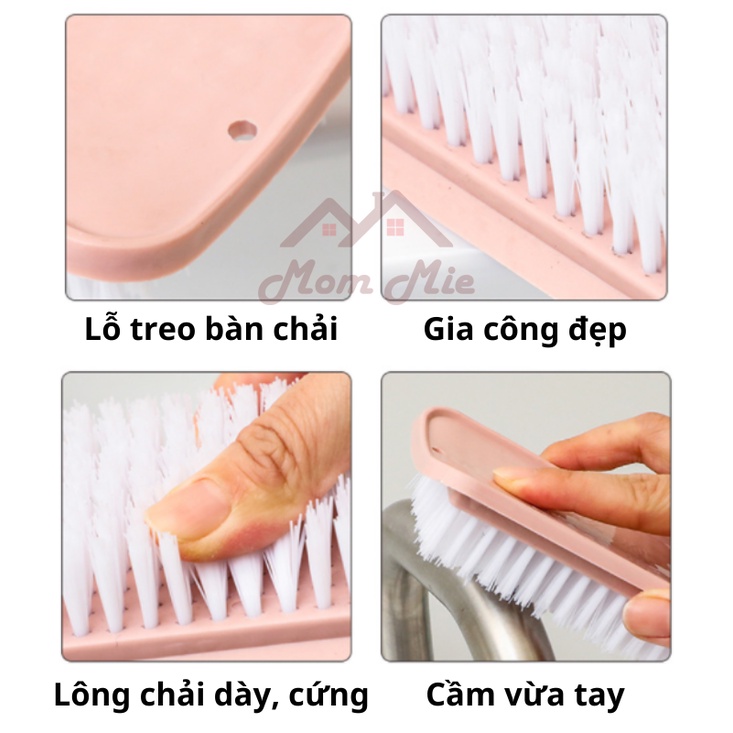 Bàn chải nhựa vệ sinh nhà cửa, giày dép co giãn, linh hoạt, đa năng - K007, K104