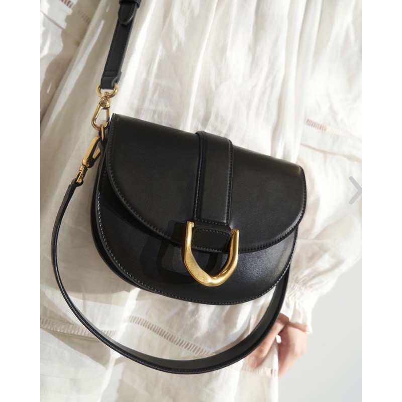 Túi dáng bầu yên ngưạ size to da lì