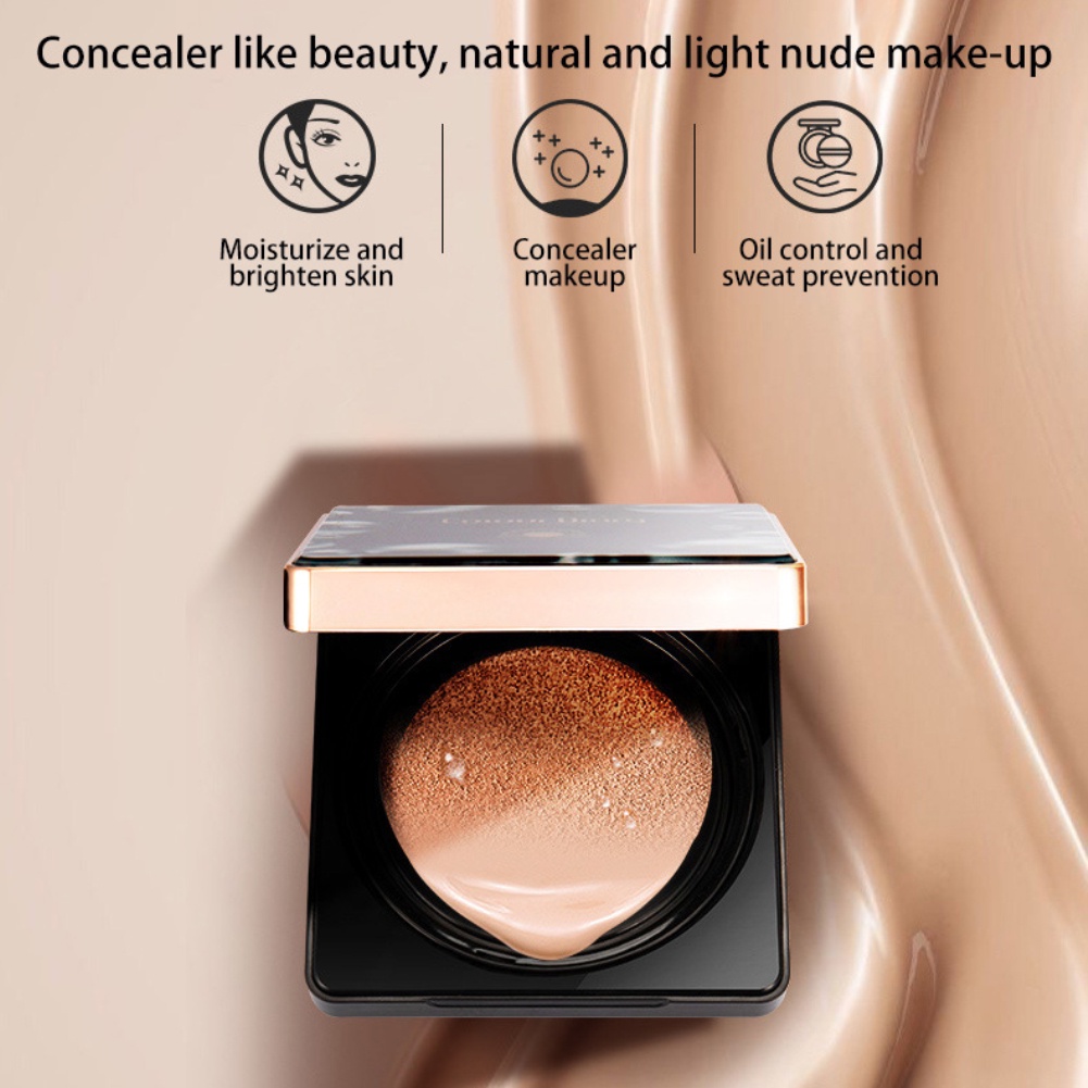 Phấn Nước CC Che Khuyết Điểm CC cream Dưỡng Ẩm Chống Nước Lâu Trôi Hình Hộp Vuông Thần Kỳ Màu Đen Ngọc Trai Hình Vuông | BigBuy360 - bigbuy360.vn