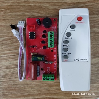 Remote và mạch điều khiển quạt (Tách bộ )