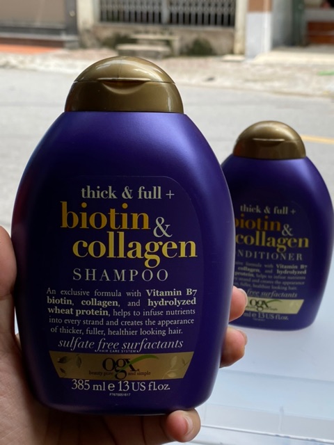 Dầu gội BIOTIN&amp;COLLAGEN 385Ml