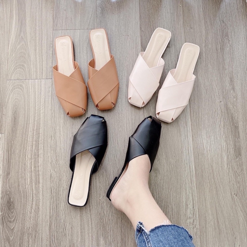 {Free ship} SỤC Trơn VINTAGE /SỤC MỚI NHẤT [ ẢNH THẬT ] full size 35-39 4 màu trắng nâu đen